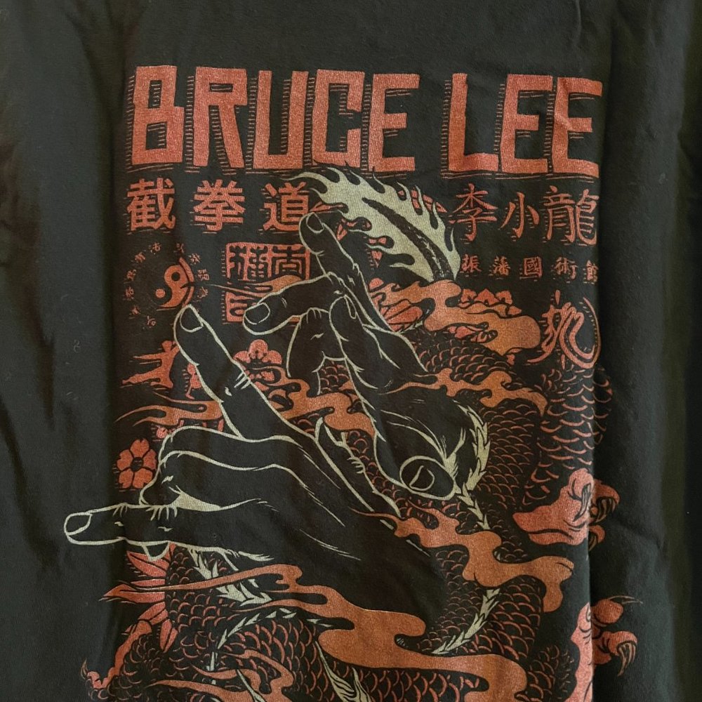 Graphic Short Sleeve Tee - Black with Rust Logo - Picture 6 of 6
